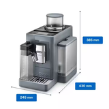 De'Longhi Rivelia Pebble Grey koffiemachine - afmetingen