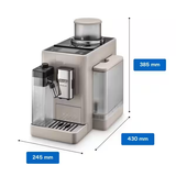 De'Longhi Rivelia Sand Beige koffiemachine - afmetingen
