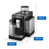 De'Longhi Rivelia Charcoal Black - afmetingen