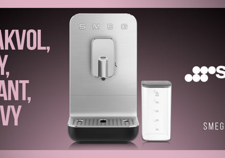 Smeg BCC13: instellen, melksysteem reinigen en de juiste bonen
