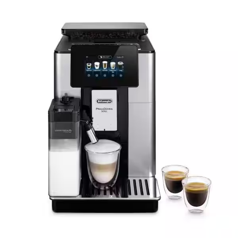 De'Longhi PrimaDonna Soul Zilver Zwart met €33 gratis koffie