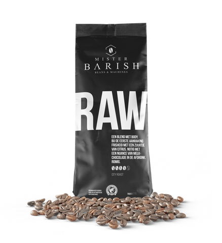 RAW mister barish koffiebonen
