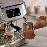 Sage Oracle Dual Boiler Stainless Steel melk opschuimen