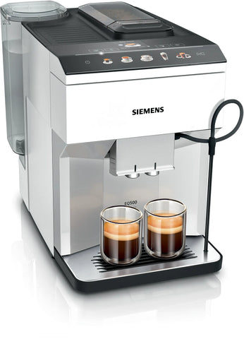 Siemens EQ.500 Classic - Licht zilver wit - TP515R02 met €54 gratis koffie