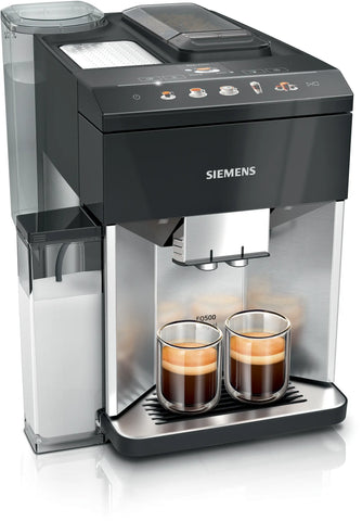 Siemens EQ.500 Integral - RVS, piano black - TQ517R03 met €54 gratis koffie