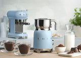 Smeg MFF11 Pastelblauw - melkopschuimer