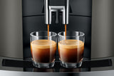 JURA W8  koffiemachine Dark Inox espresso zoom