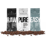 koffiebonen raw pure en easy mister barish