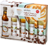 Monin mini koffiesiropen set Mister Barish